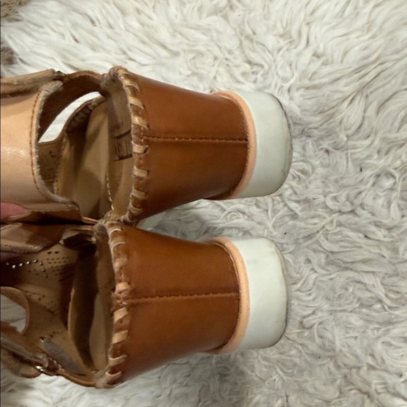 Pikolinos Women's Leather Perforated
Wedge Sandals Aguadulce Brandy Size 39 - Picture 9 of 9